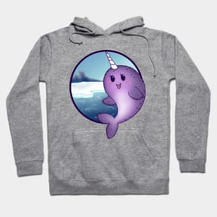 Purple Narwhal Hoodie